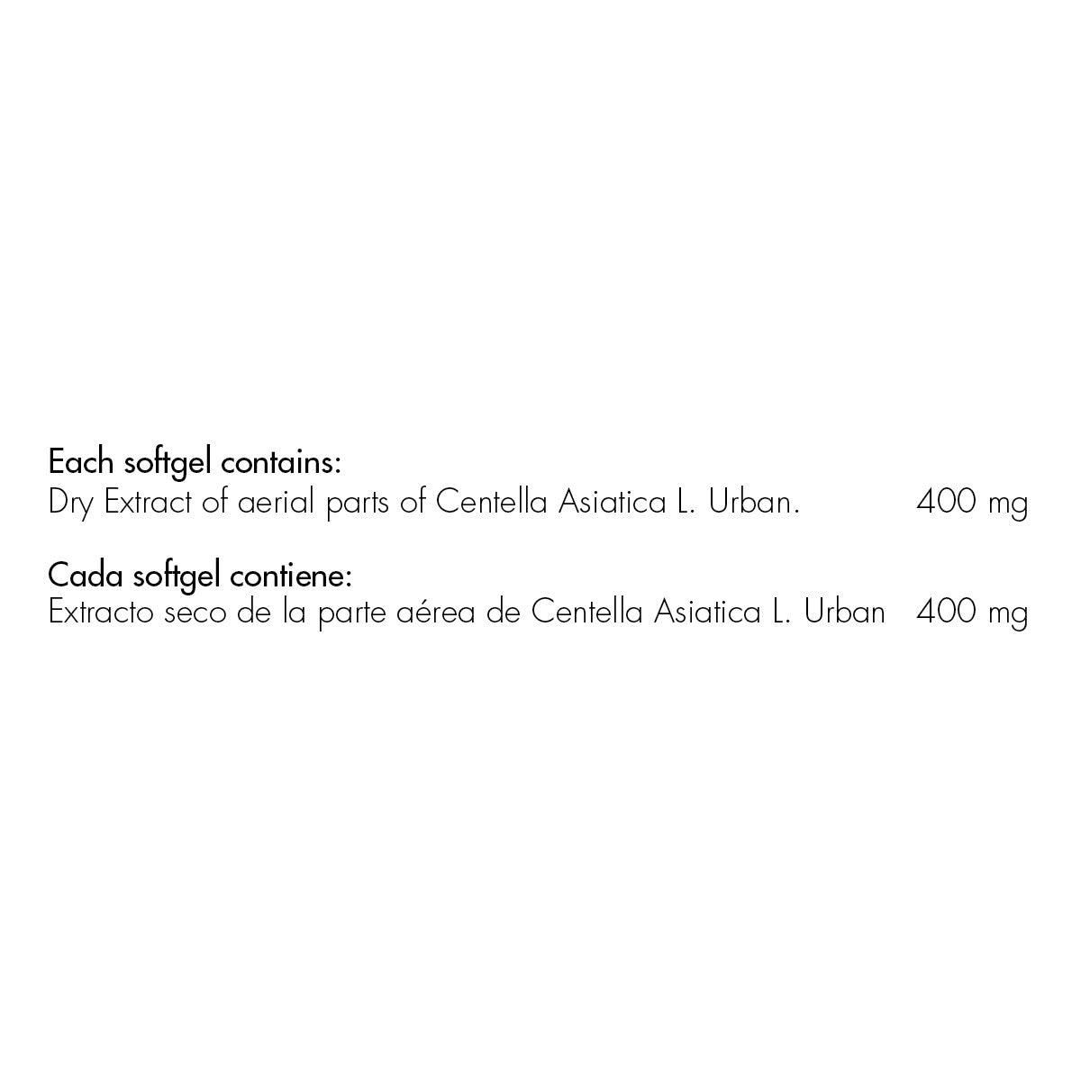 Centella asiatica - Gotu Kola 400mg - Healthy America