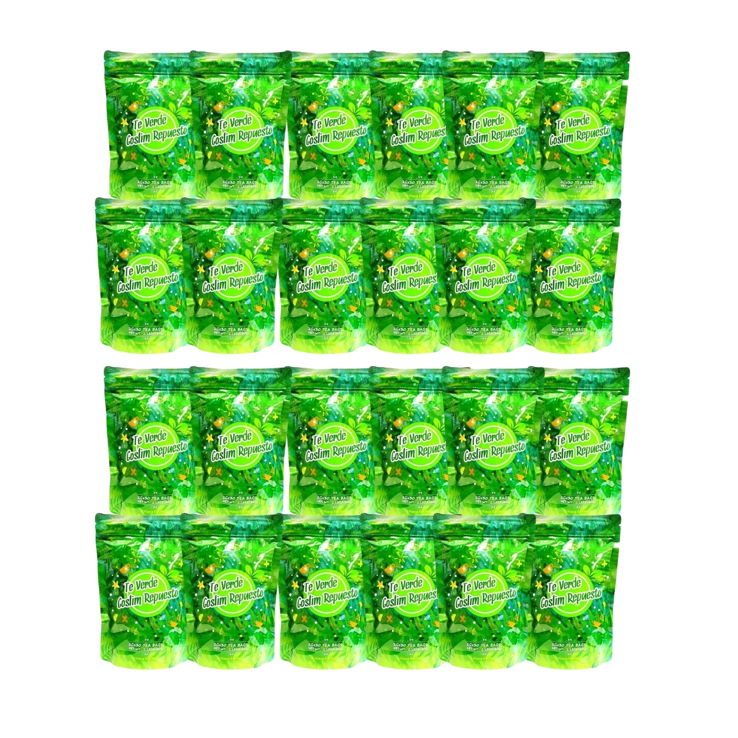 Té Verde Goslim Repuesto X24 - 100% Original