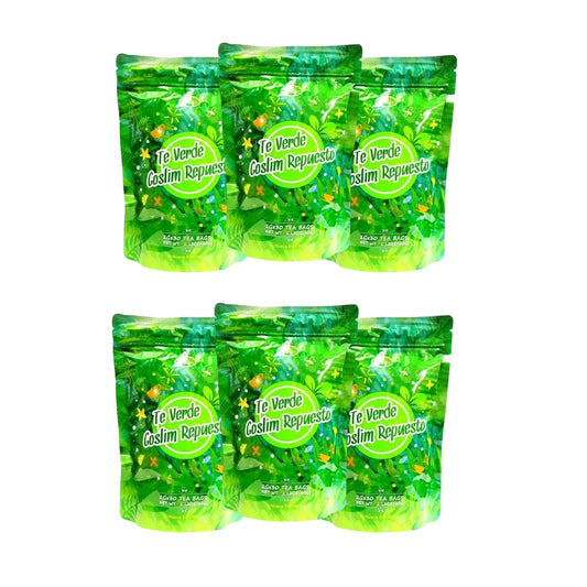 Té Verde Goslim Repuesto X6 -  100% Original