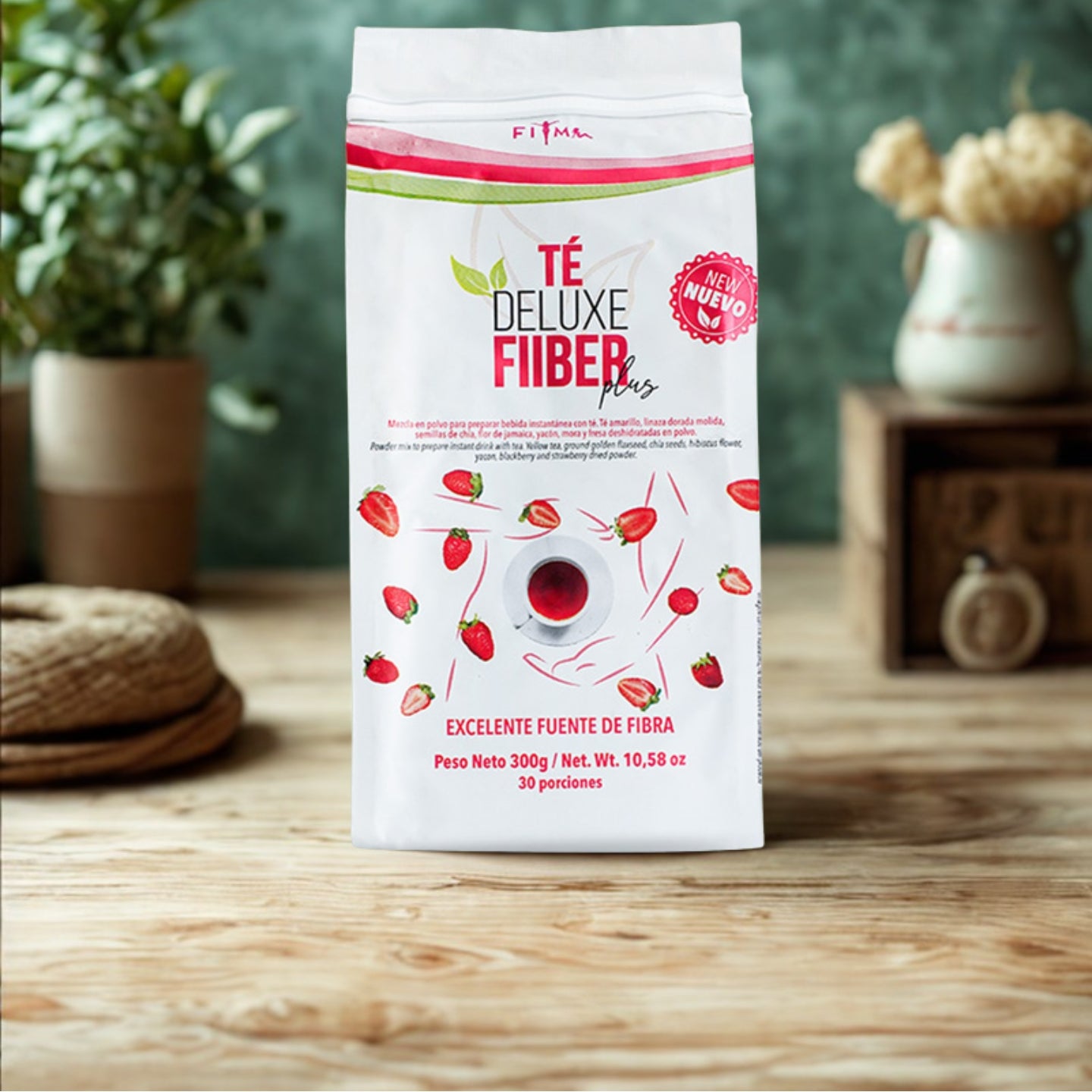 Té Deluxe Fiiber Plus – Fitme | 300g