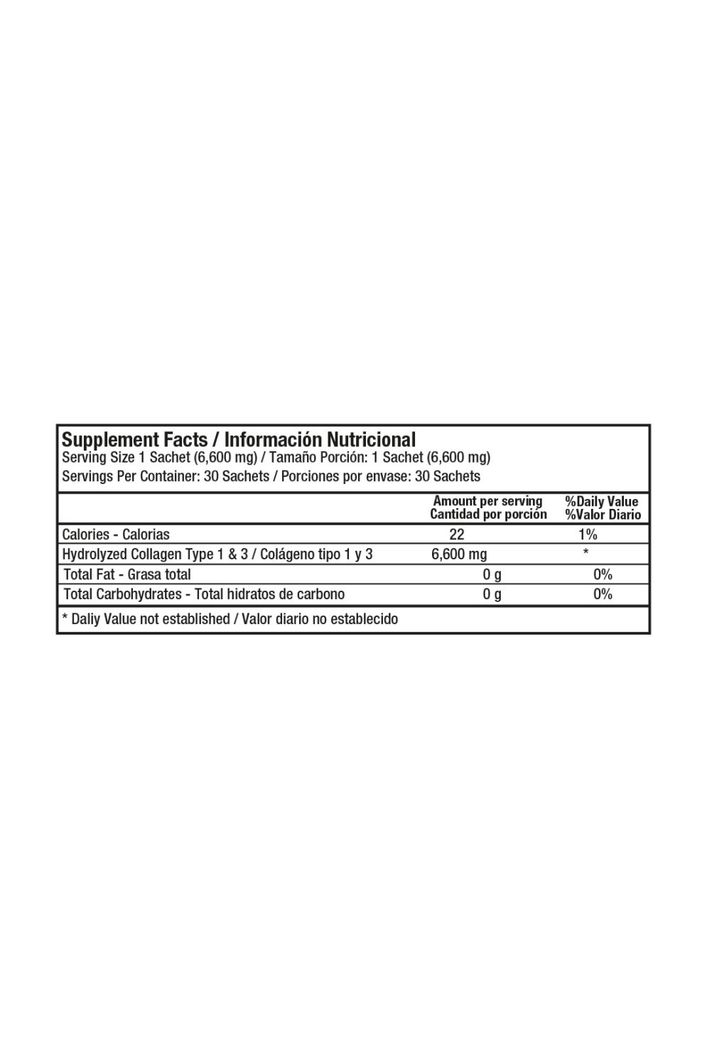 Rejuvicare Colágeno en Polvo Caja 30 Sachets Healthy America