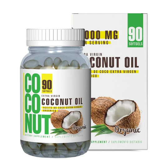 Aceite de Coco - 3000mg - 90 Cápsula - Healthy America