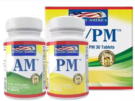 AM ™ / PM - 60 Cápsulas - Healthy America