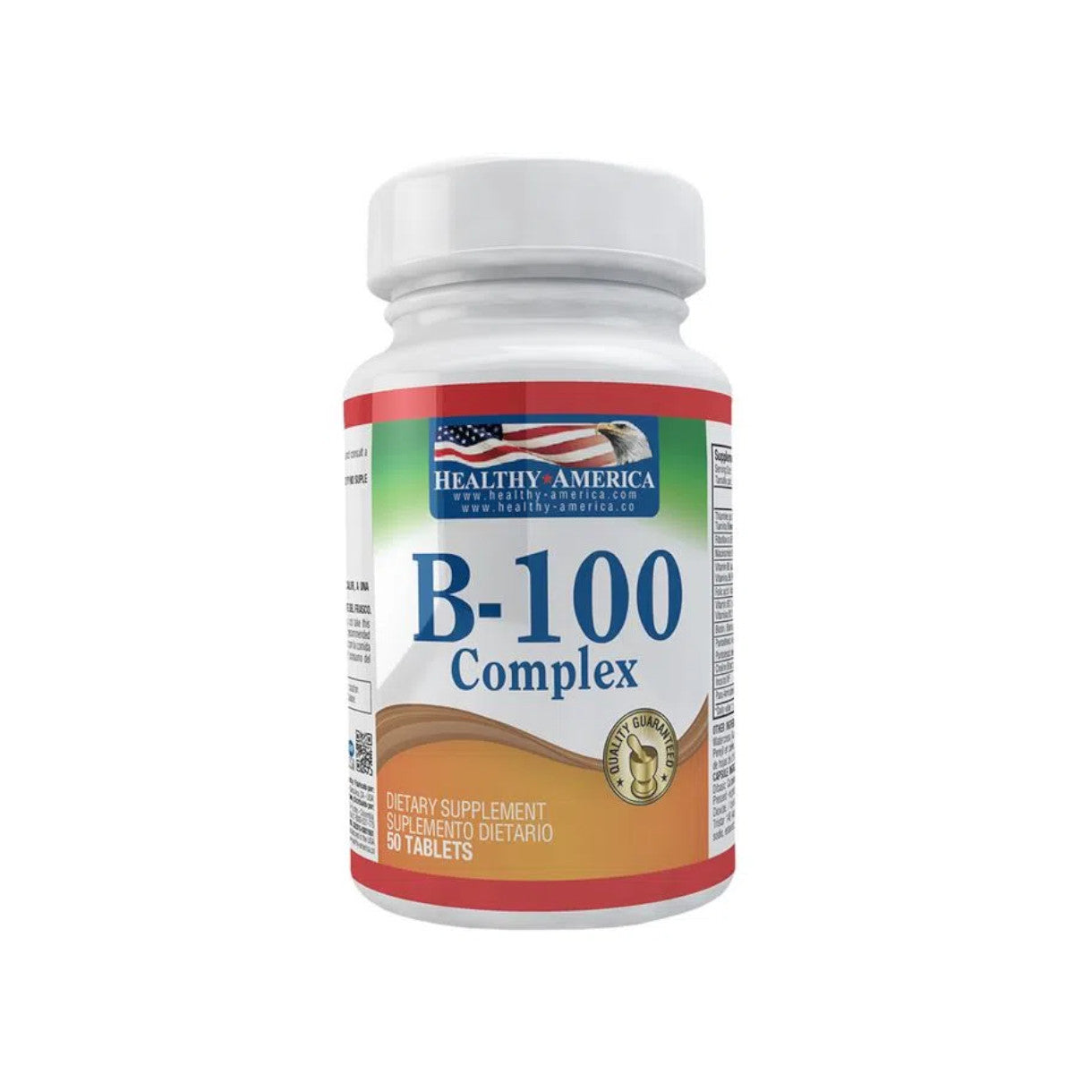 B-100 Complex - 50 Tabletas - Healthy America