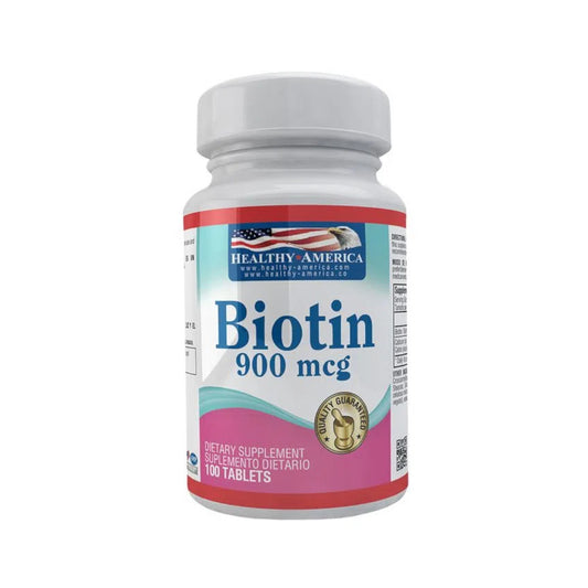 Biotina - 900mcg - Healthy America