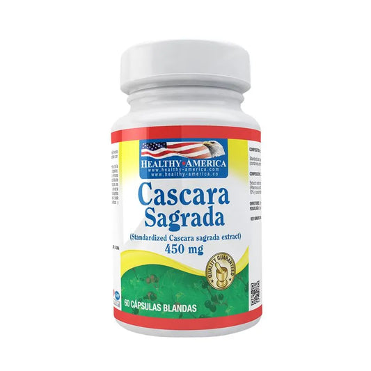 Cascara-Sagrada Bark - 450mg - Healthy America