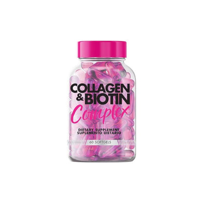 Complejo de Colágeno & Biotina Complex - 60 Cápsulas - Healthy America