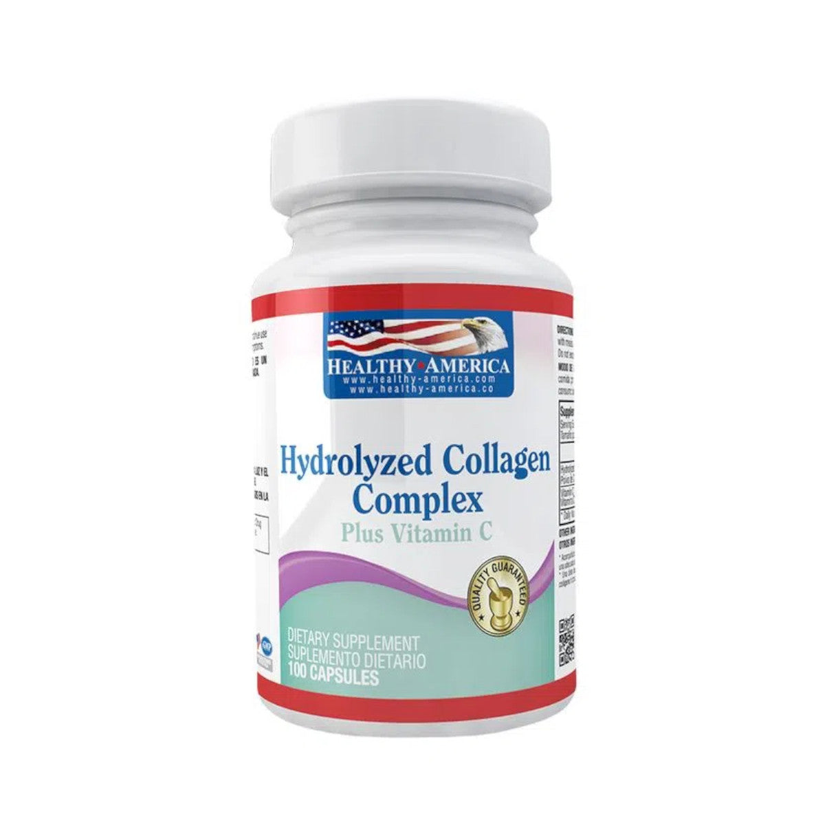 Colágeno hidrolizado 1500mg - Healthy America