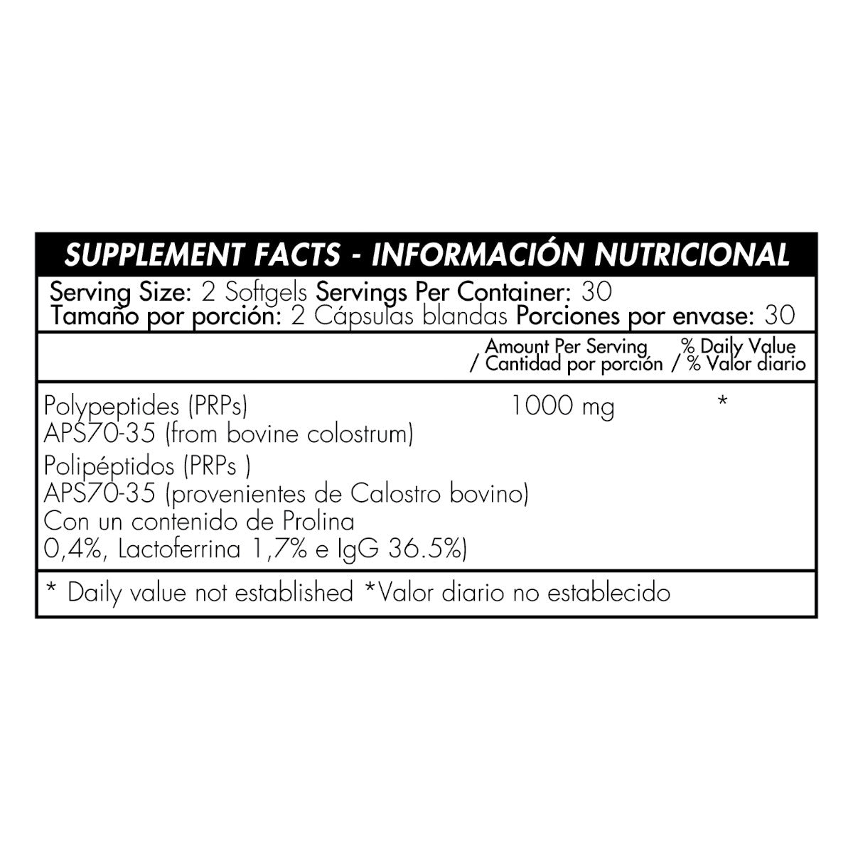 Colostrum Complete - 1.000mg - 60 Cápsulas - Healthy America