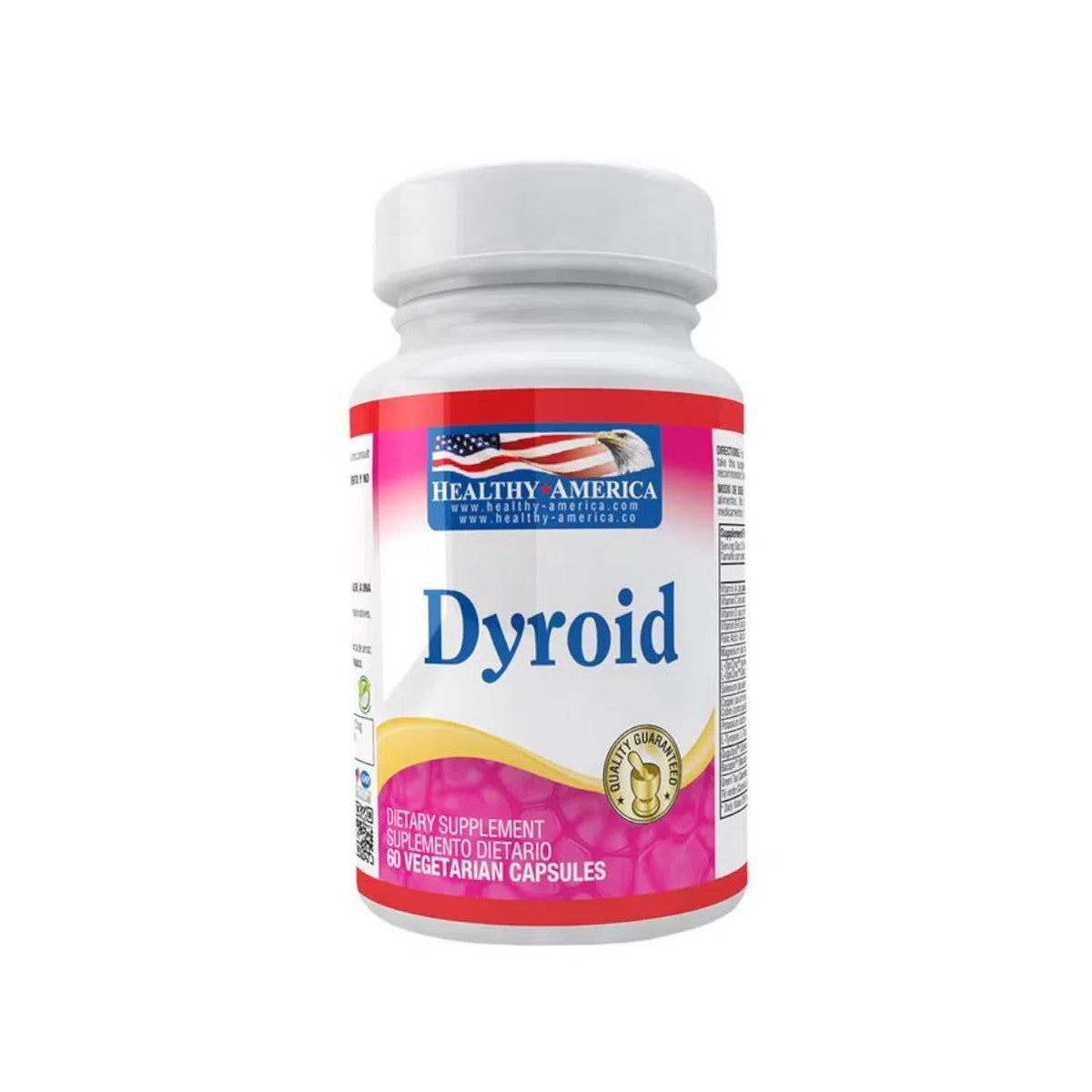 Dyroid Support Fórmula - 60 Cápsulas - Healthy America