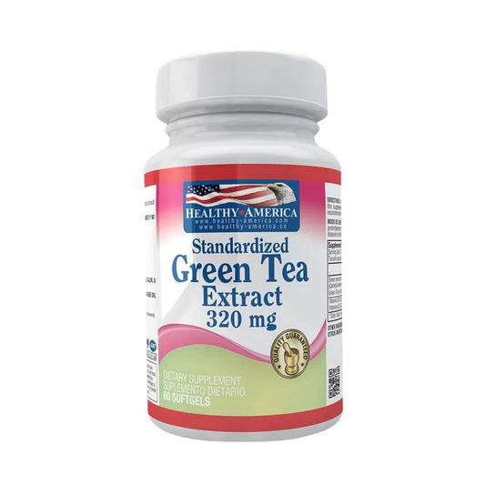 Extracto de té verde estandarizado - 320mg - Healthy America