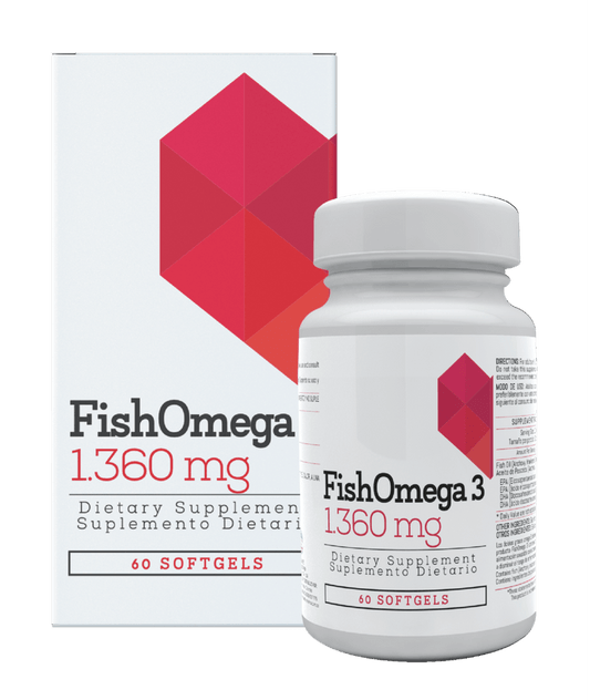 FISH OMEGA 3 - 1.360mg - 60 Cápsulas - Healthy America