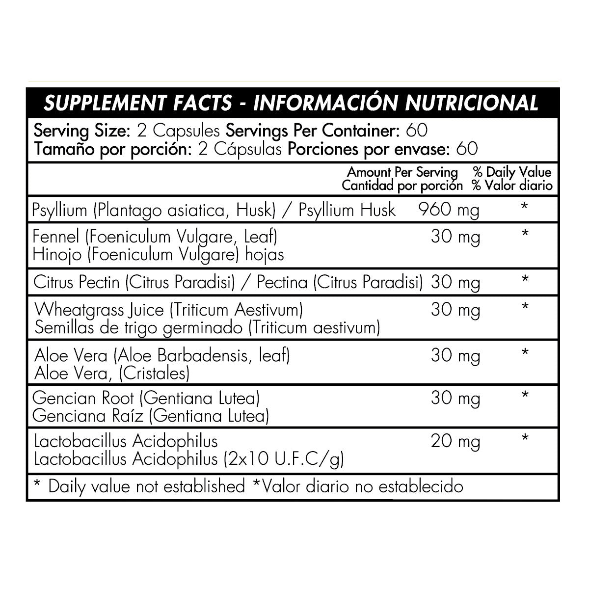 Fibaxil™ - 120 Cápsulas - Healthy America