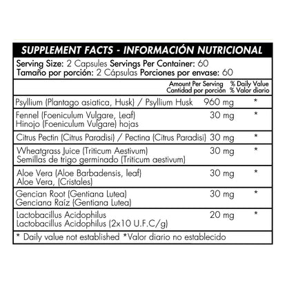 Fibaxil™ - 120 Cápsulas - Healthy America