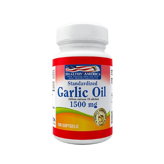 Garlic Oil 1500 mg 100 softgels Healthy America