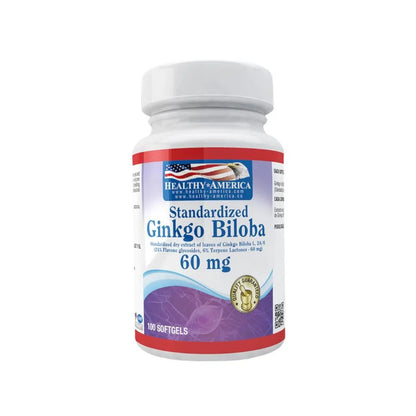 Ginkgo Biloba - 60mg - Healthy America