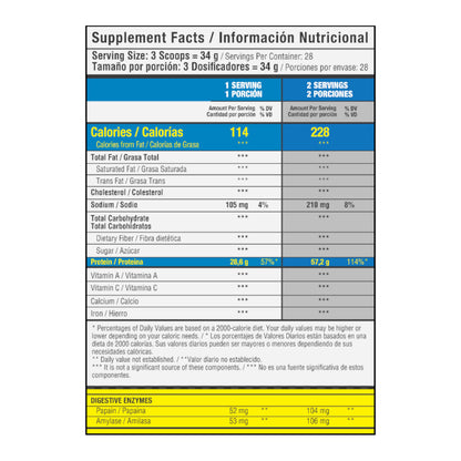 ISO Whey 100% - Sabor de vainilla - Healthy Sports