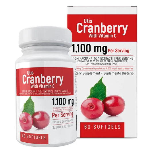 Cranberry con vitamina C - 1.100mg  - Healthy América