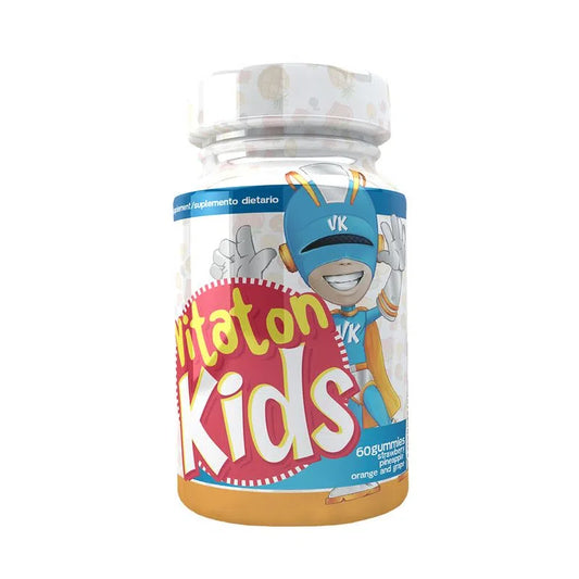 Vitaton Kids™ - Multivitamínico para niños - 60 Gomas Masticables - Healthy America