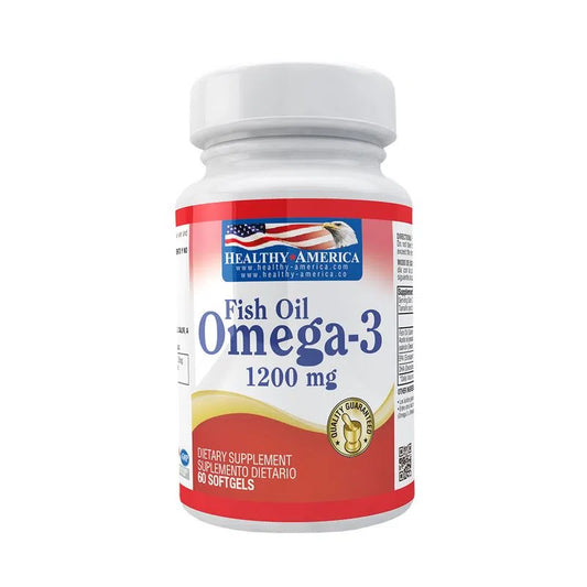 Omega 3 - 1200mg - 60 Cápsulas - Healthy America