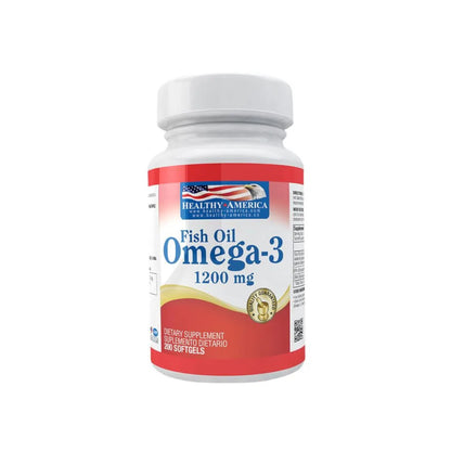 Omega 3 - 1200mg - 60 Cápsulas - Healthy America