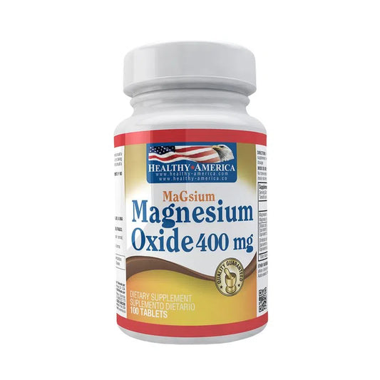 Oxido de Magnesio - 400mg - Healthy America