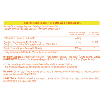 Peptidrol - 30 Cápsulas - Healthy America