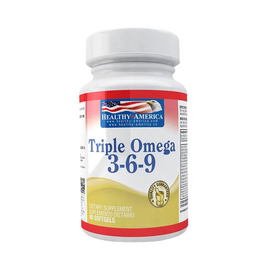 Triple Omega 3-6-9 - 1200mg - Healthy America