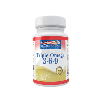 Triple Omega 3-6-9 - 1200mg - Healthy America