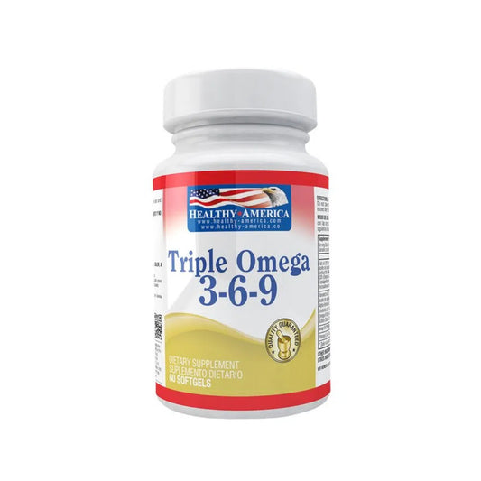 Triple Omega 3-6-9 - 1200mg - Healthy America