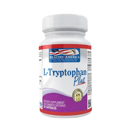 L-Tryptophan Plus - 100mg - 60 Cápsulas - Healthy America