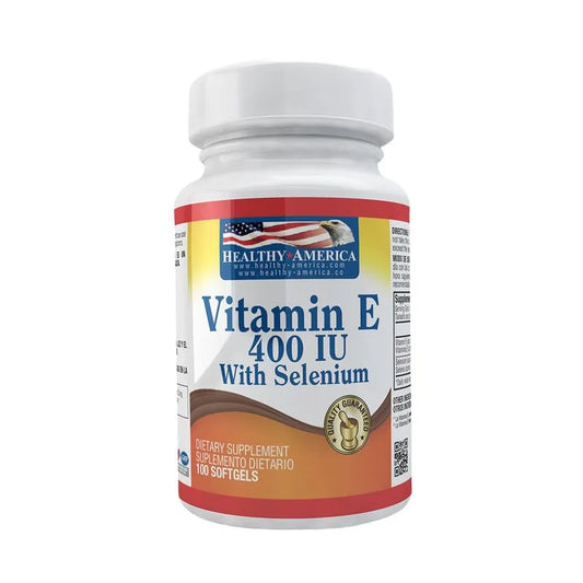Vitamina E - 400 IU con Selenium - Healthy America