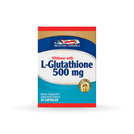 Whitone con L-Glutathione 500mg - Healthy America